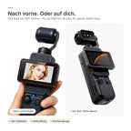 Kamerakopf dreht um 180° – nach vorne filmen oder auf dich im Selfie-Modus