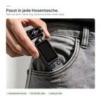 flynk C3 passt in die Hosentasche