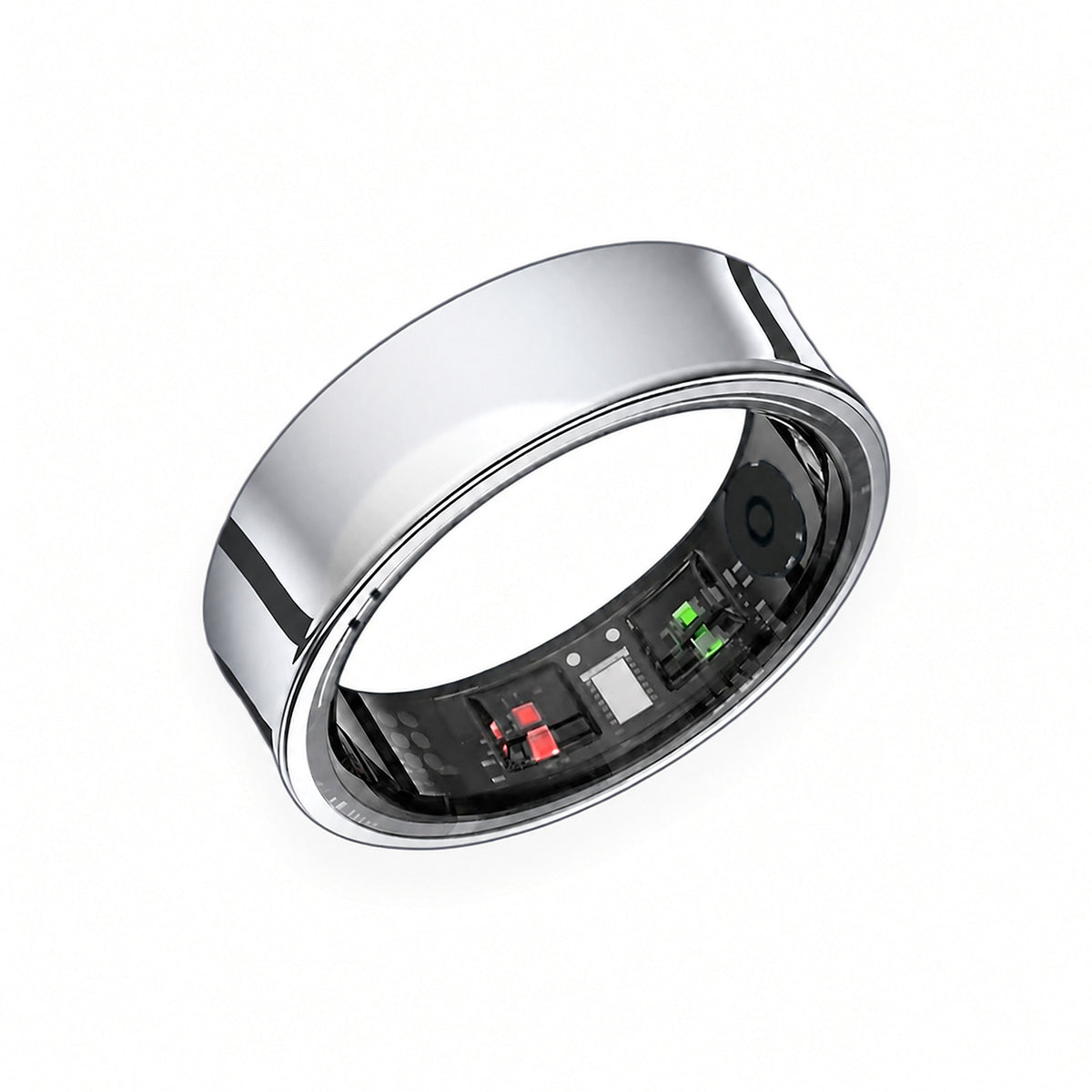 flynk R3 Smart Ring in Platin Silber