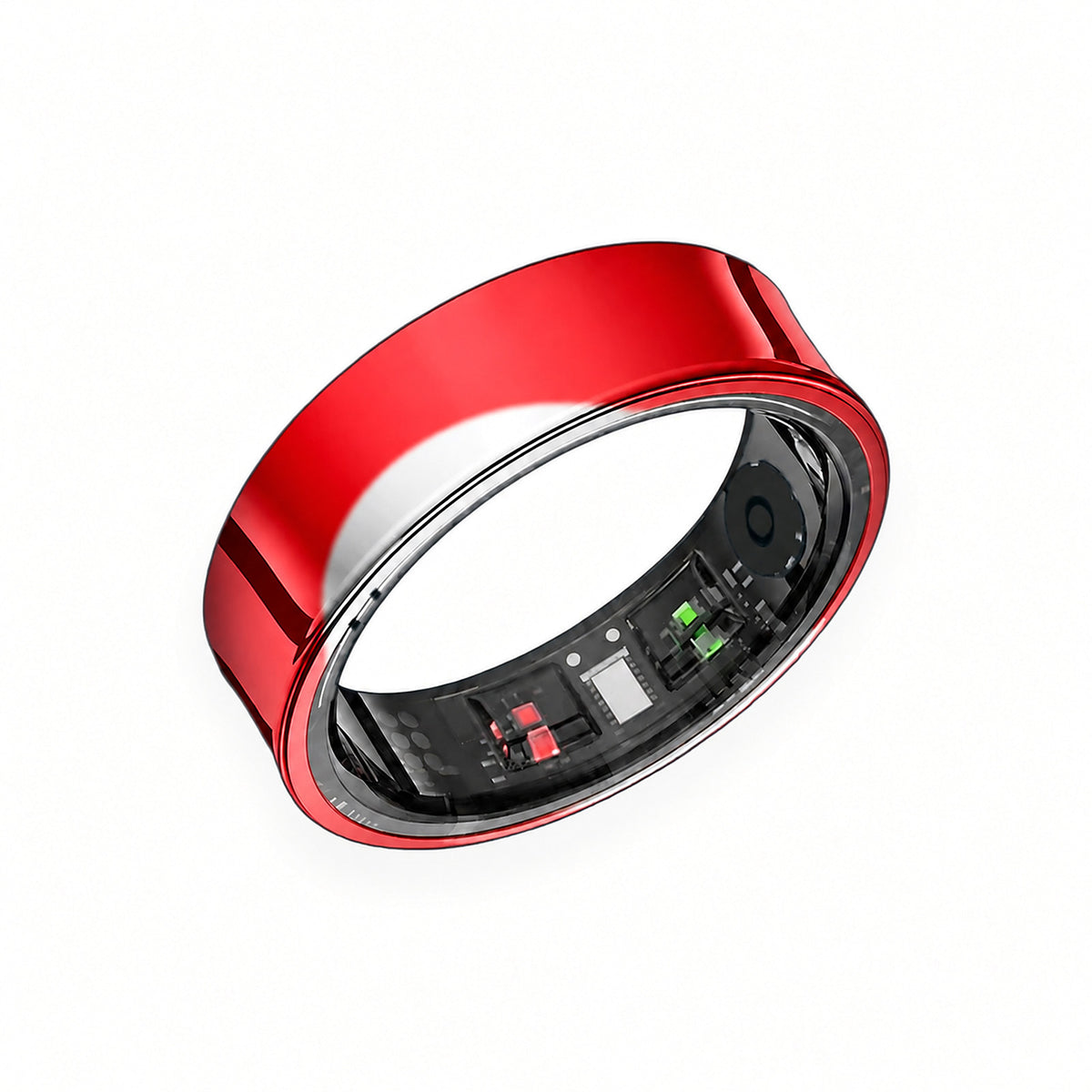 flynk R3 Smart Ring in Rubin Rot