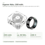 Ladebox mit 200-mAh-Akku neben dem flynk R5 Glow