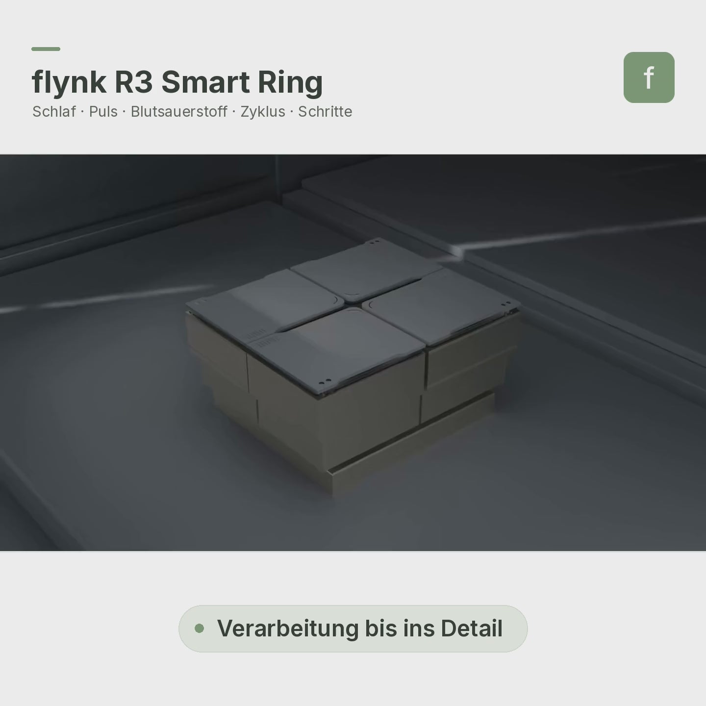 flynk R3 Smart Ring im Video: Ladecase, Sensoren, IP68 und sieben Farben